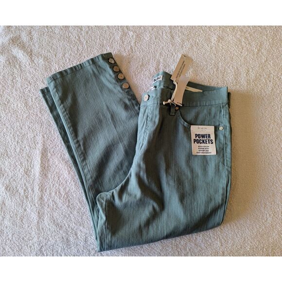 NWT  Code Bleu Chelsea Classic Rise Secret Tummy Panel Capri  Sz 12P - Picture 11 of 11